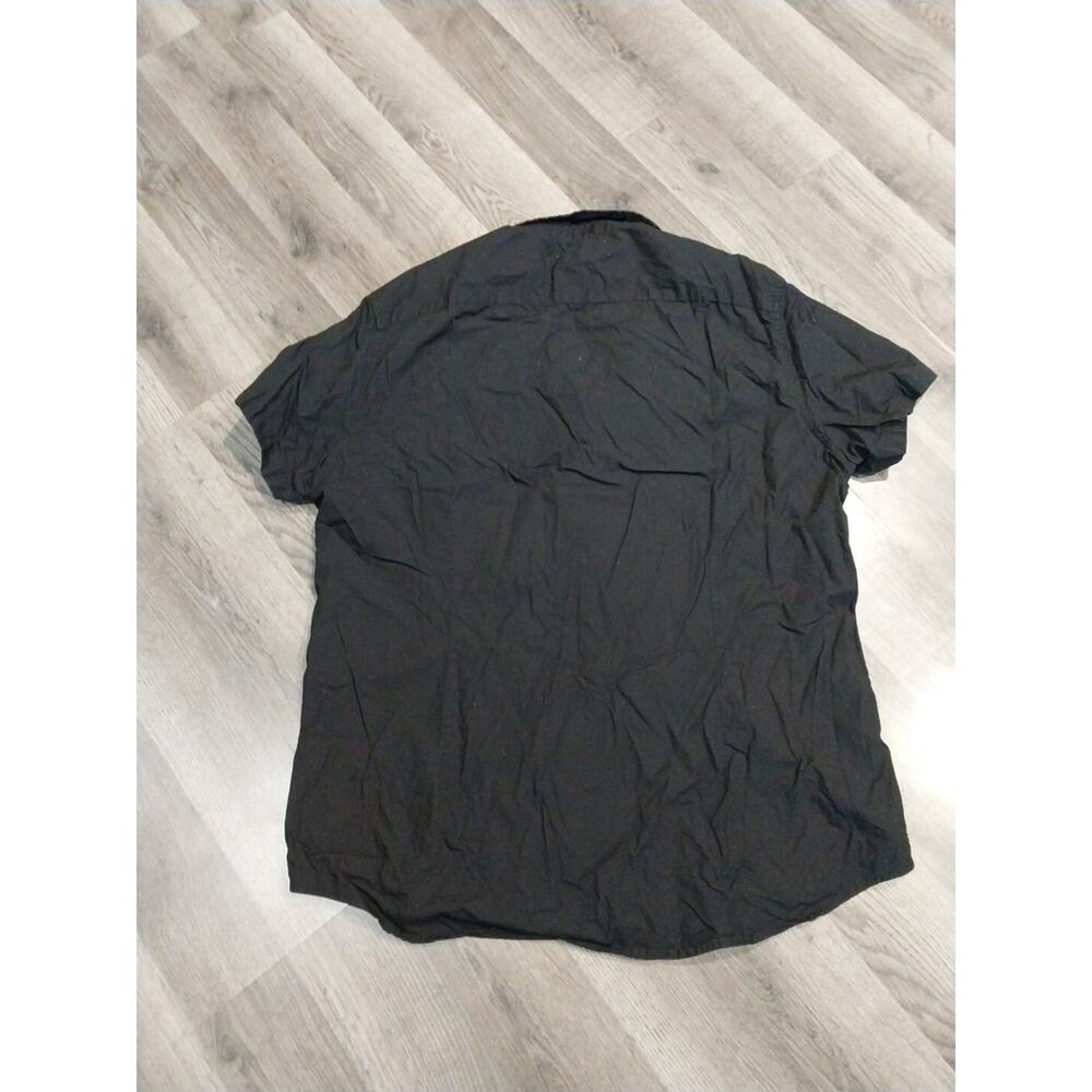 Mens XL Kenneth Cole Black Button Up Tshirt - Picture 10 of 10